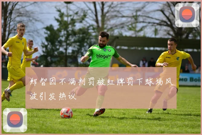 郑智因不满判罚被红牌罚下球场风波引发热议